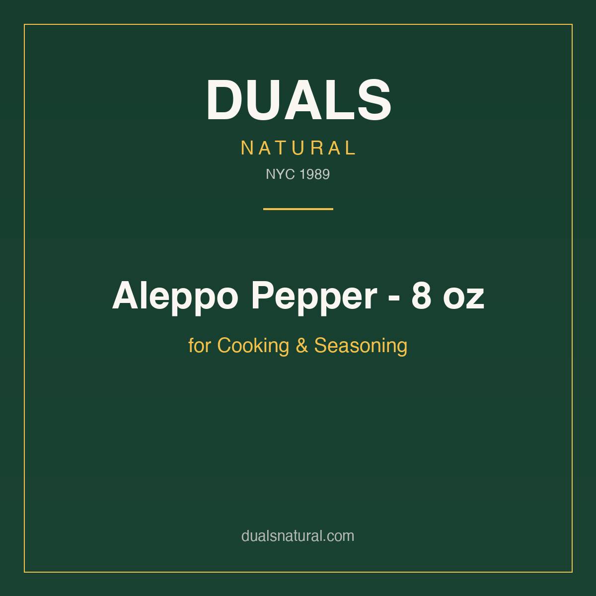 Aleppo Pepper - 8 oz for Cooking & Seasoning