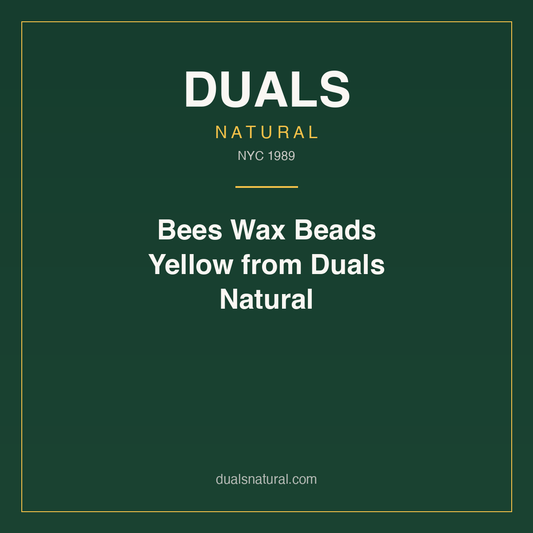 Bees Wax Beads Yellow from Duals Natural