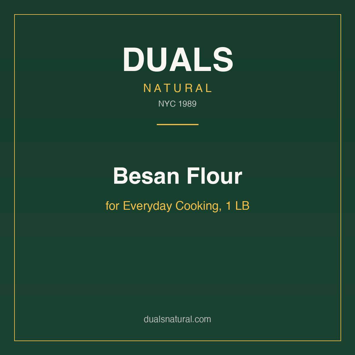 Besan Flour for Everyday Cooking, 1 LB