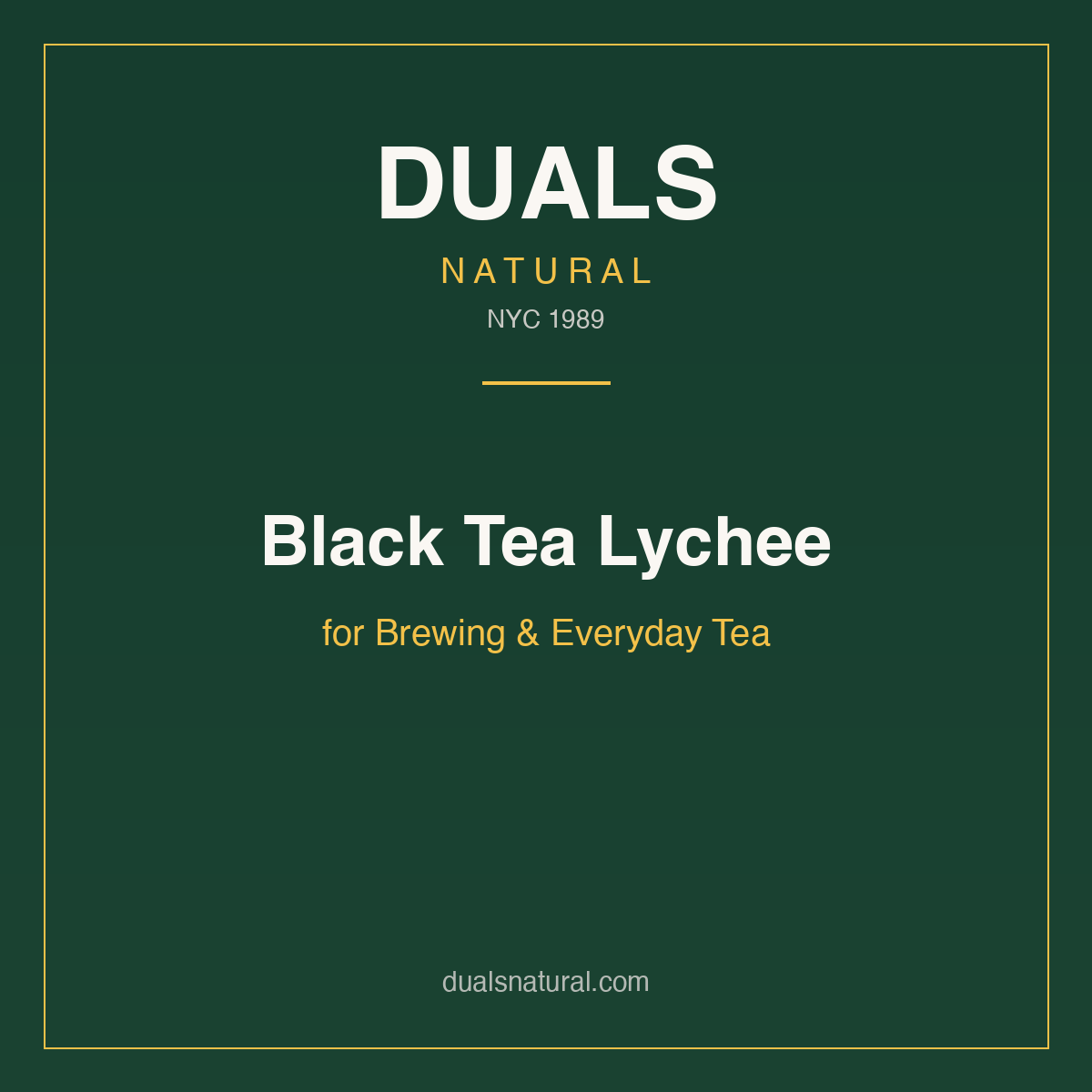 Black Tea Lychee for Brewing & Everyday Tea
