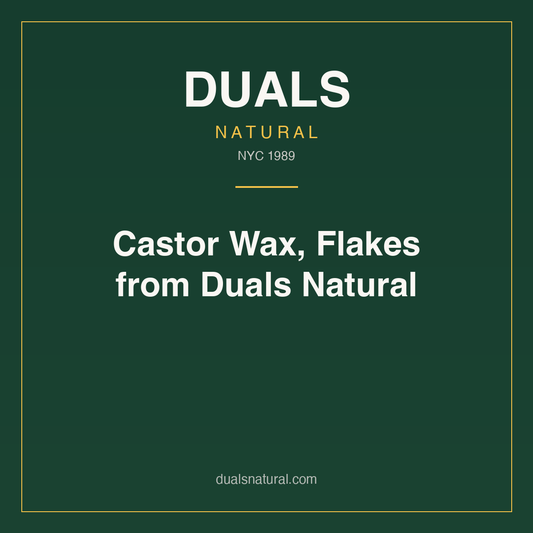 Castor Wax, Flakes from Duals Natural