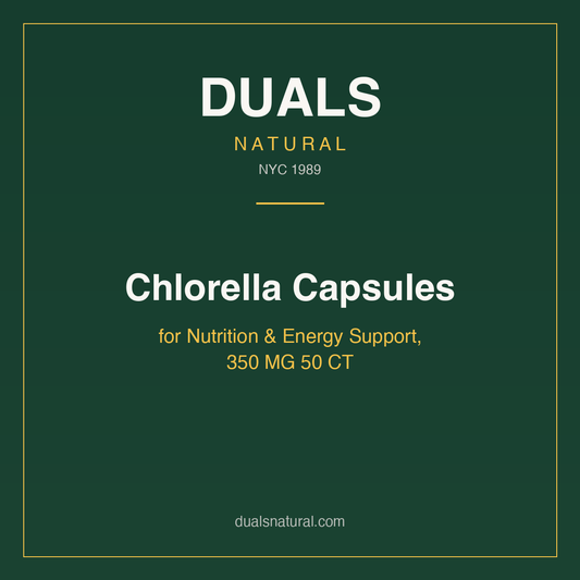 Chlorella Capsules for Nutrition & Energy Support, 350 MG 50 CT