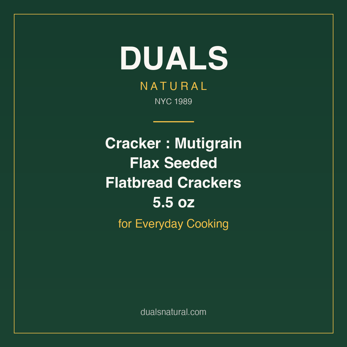 Cracker : Mutigrain Flax Seeded Flatbread Crackers 5.5 oz for Everyday Cooking