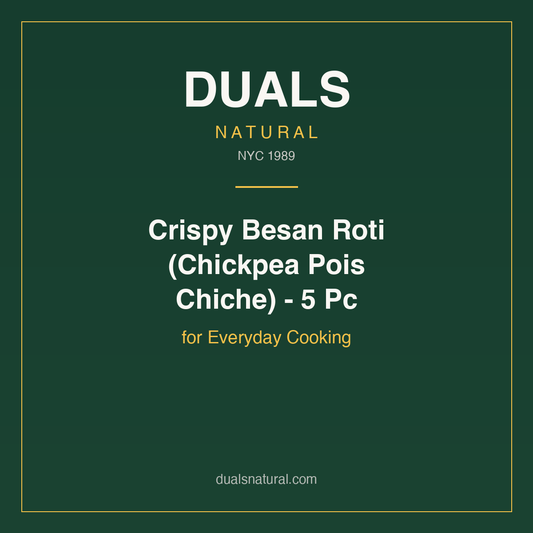 Crispy Besan Roti (Chickpea Pois Chiche) - 5 Pc for Everyday Cooking