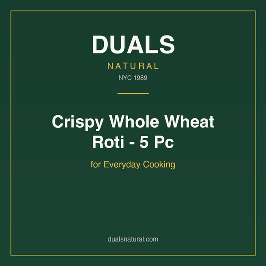 Crispy Whole Wheat Roti - 5 Pc for Everyday Cooking