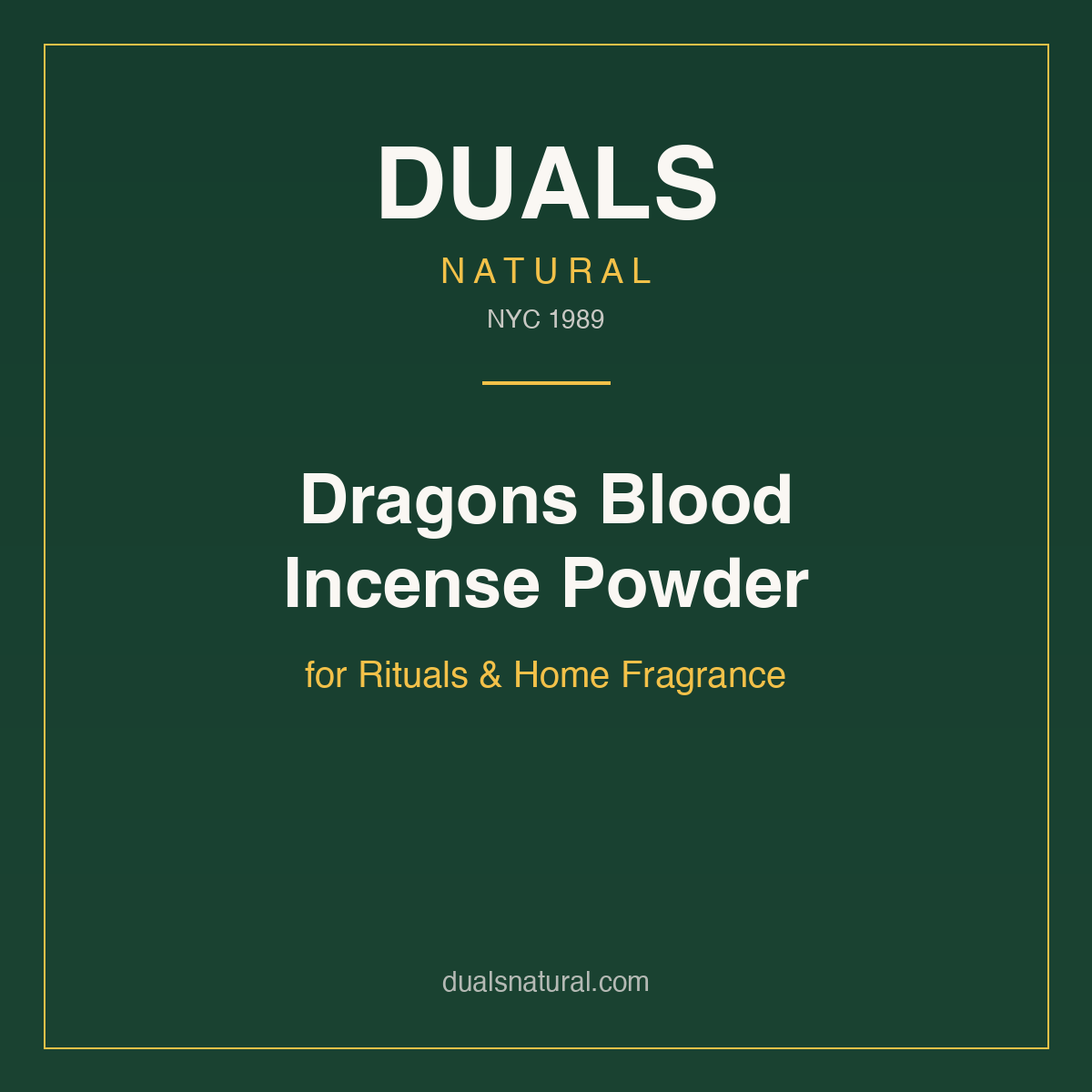Dragons Blood Incense Powder for Rituals & Home Fragrance