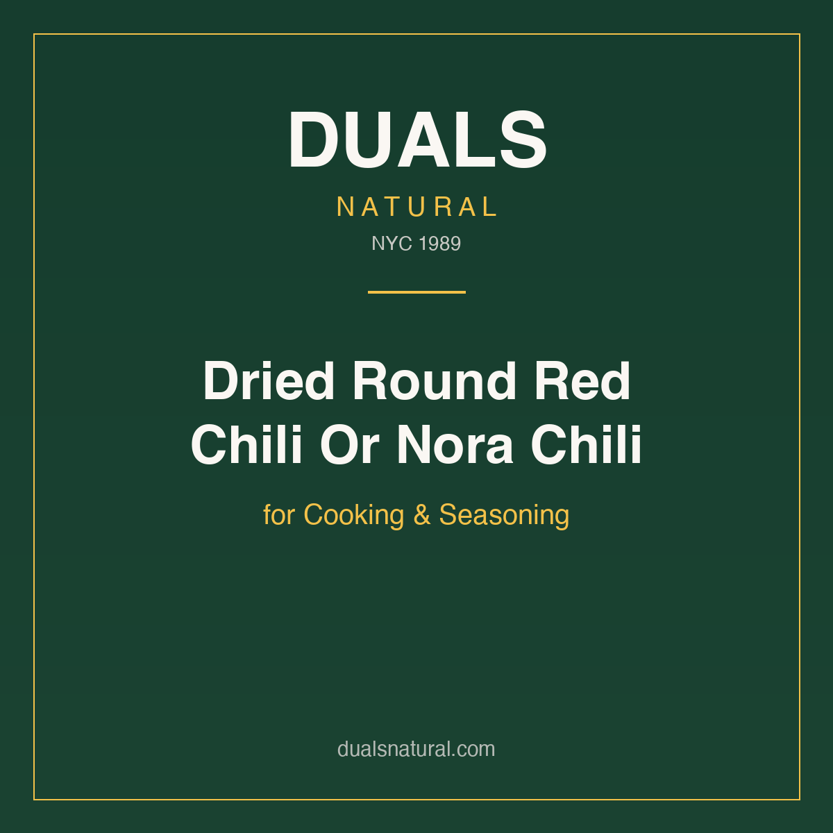 Dried Round Red Chili Or Nora Chili for Cooking & Seasoning