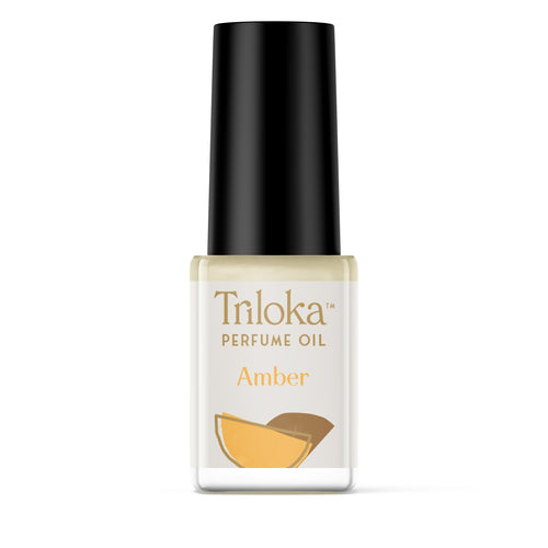 Triloka Amber Perfume Oil, 1 Dram