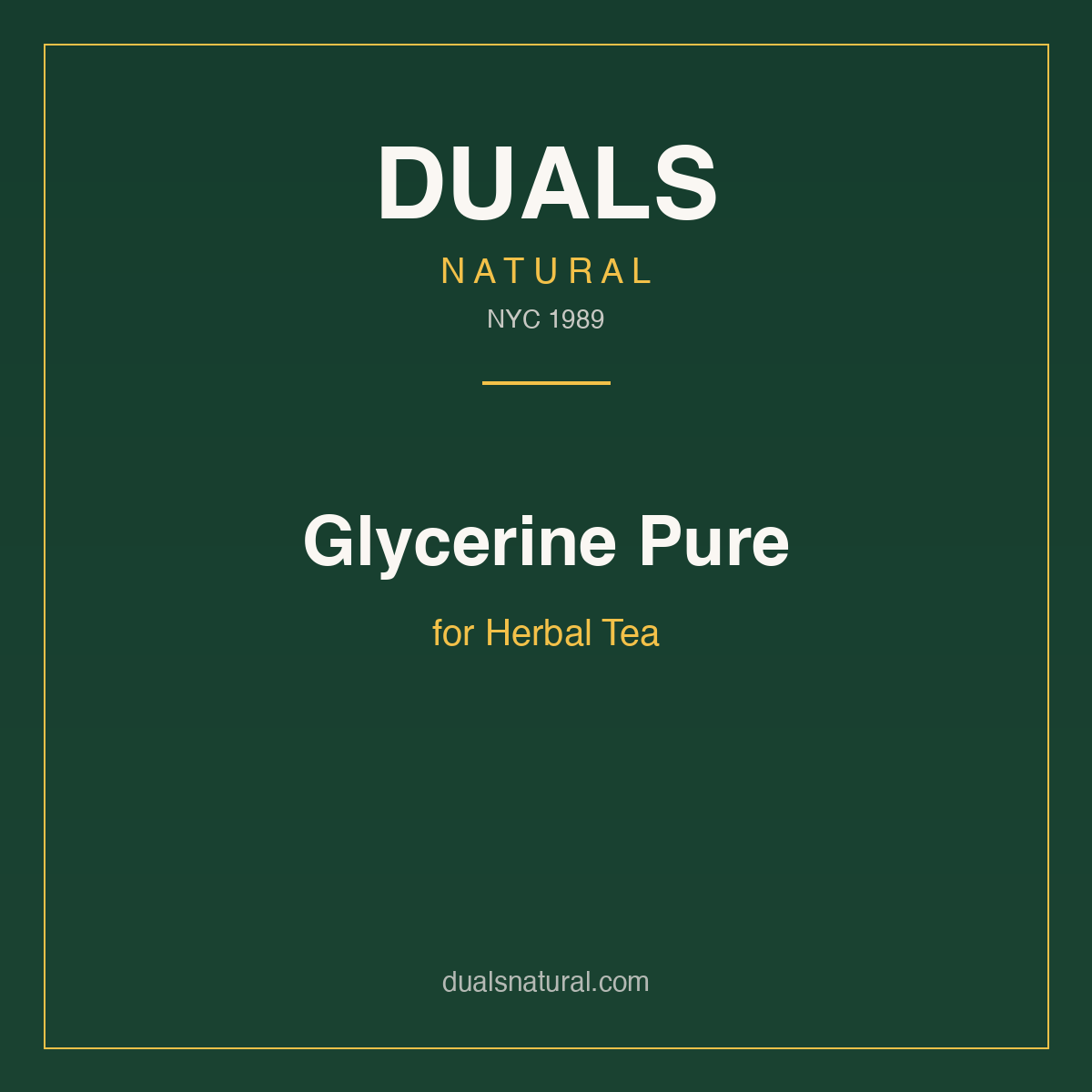 Glycerine Pure for Herbal Tea