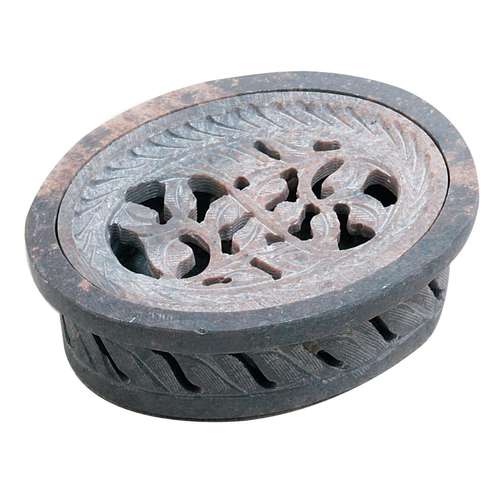 Triloka Twin Vines Oval Soap Dish