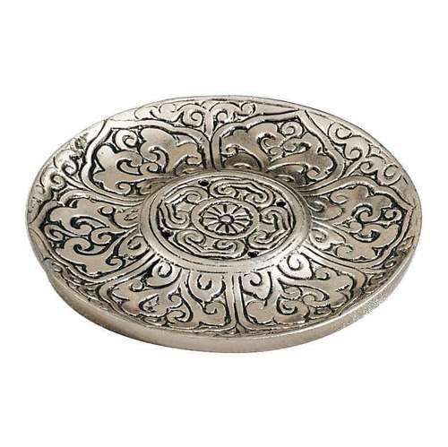 Triloka Lotus Petal Aluminum Incense Holder