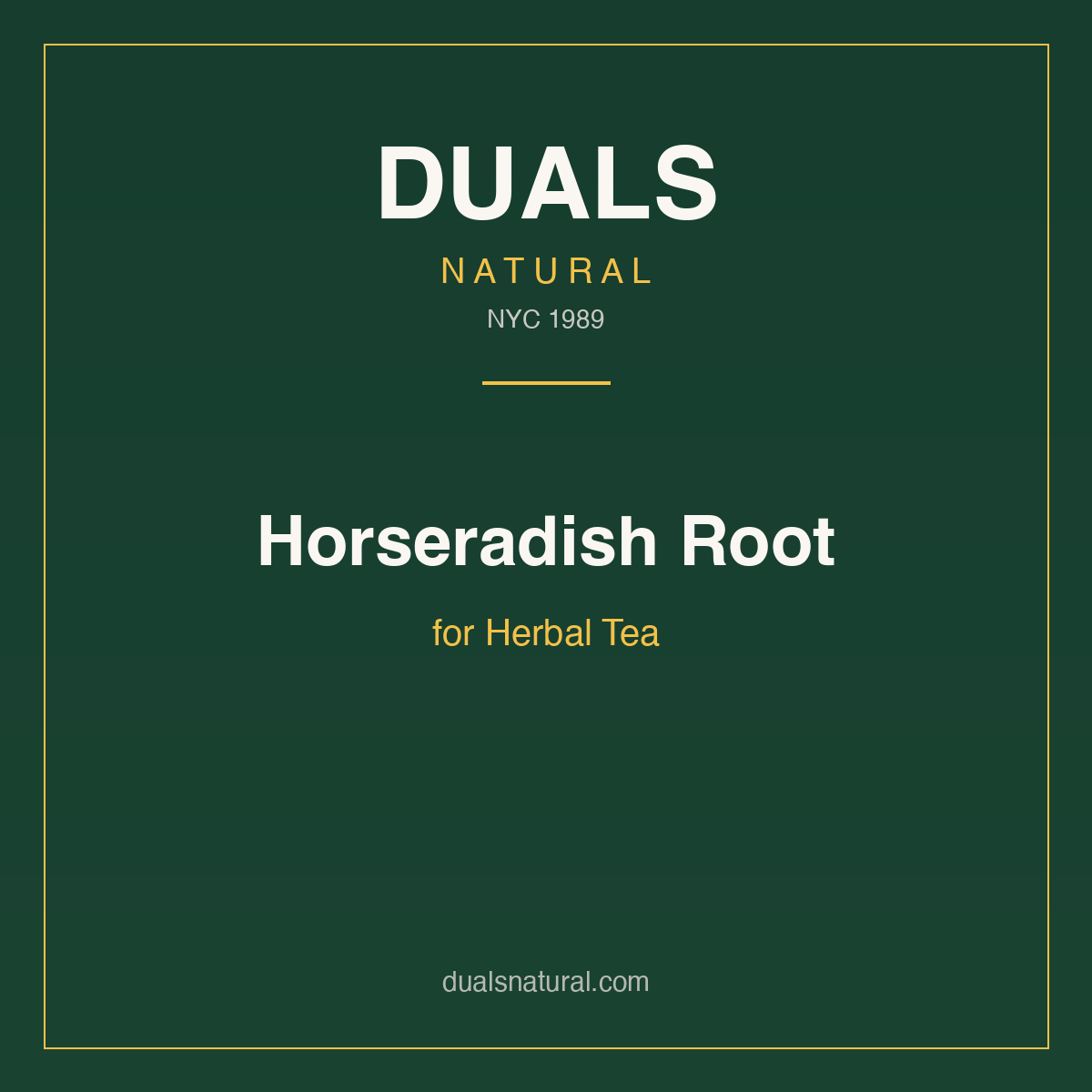 Horseradish Root for Herbal Tea