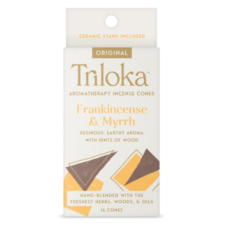 Triloka Frankincense and Myrrh Incense Cones