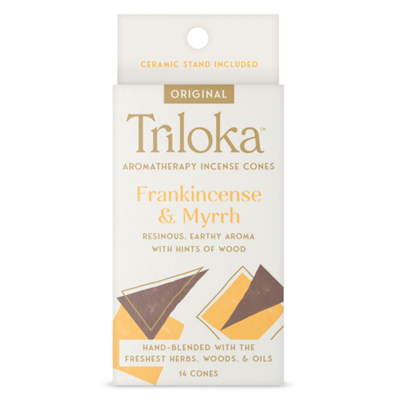 Triloka Frankincense and Myrrh Incense Cones