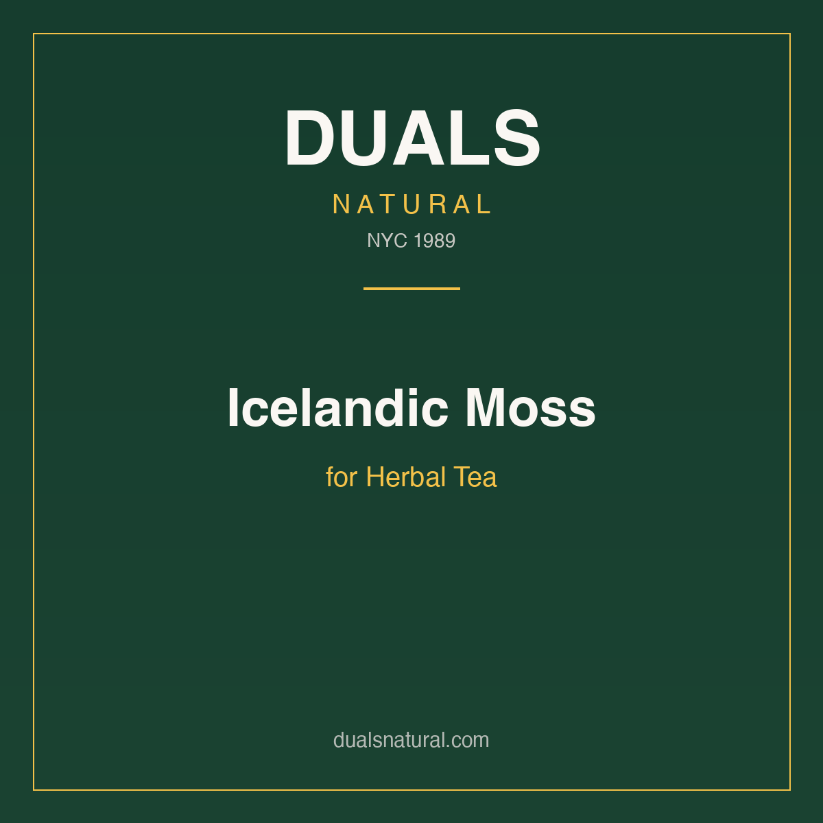 Icelandic Moss for Herbal Tea