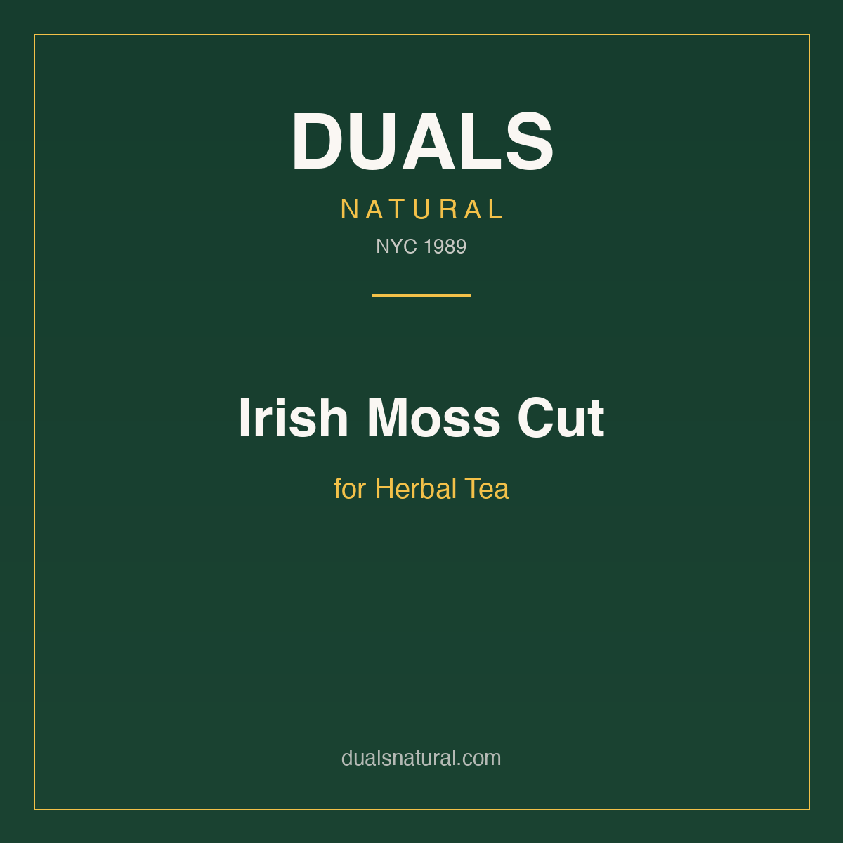 Irish Moss Cut for Herbal Tea