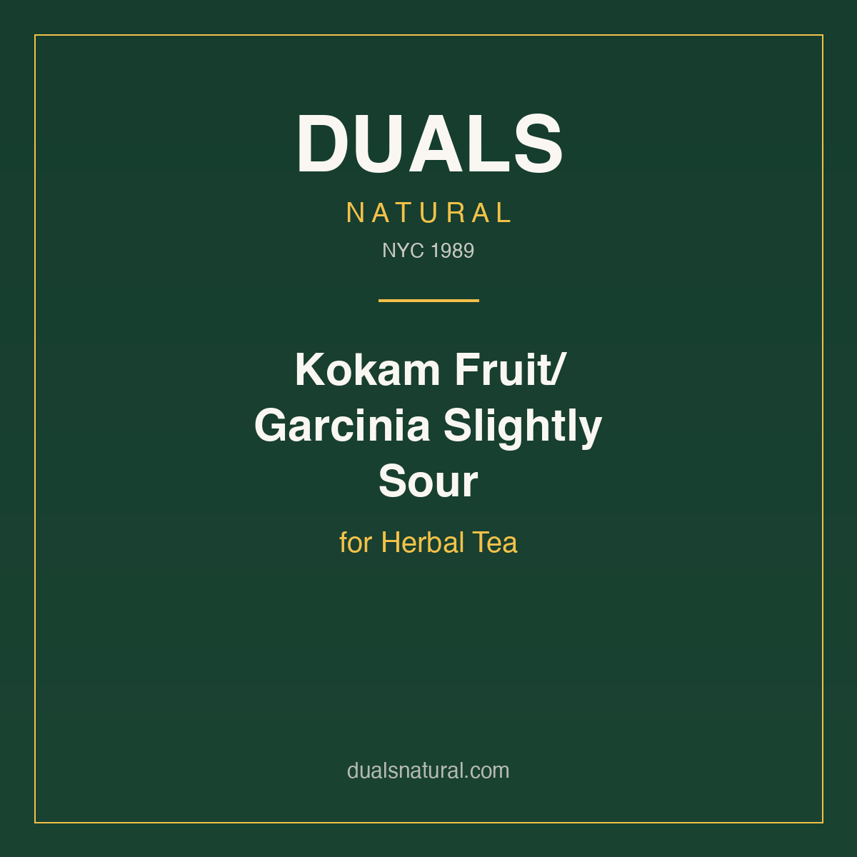 Kokam Fruit/ Garcinia Slightly Sour for Herbal Tea
