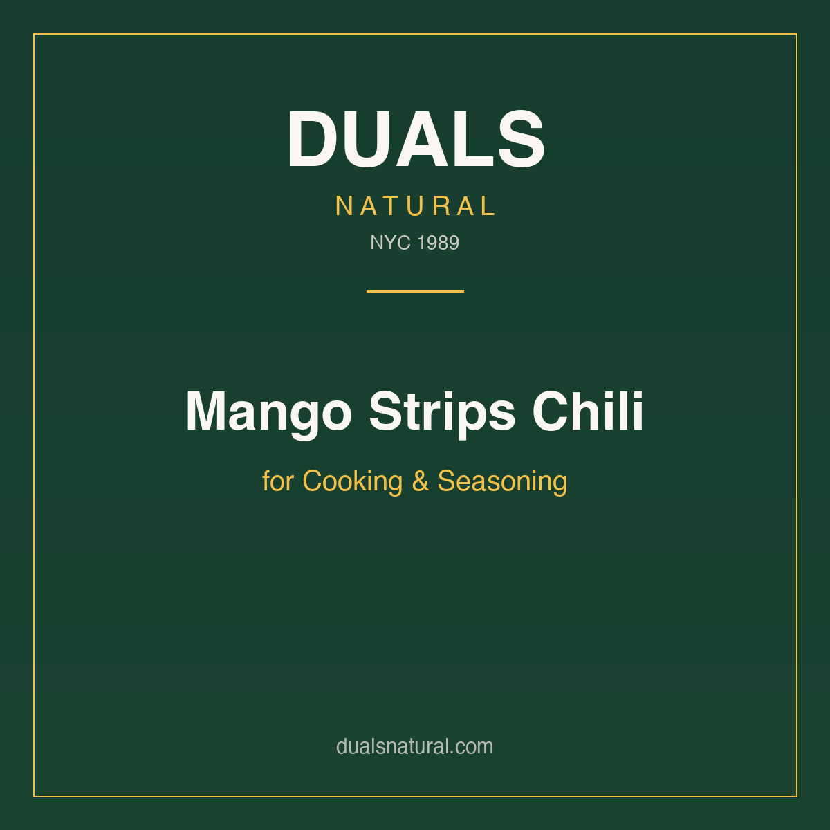 Mango Strips Chili for Cooking & Seasoning