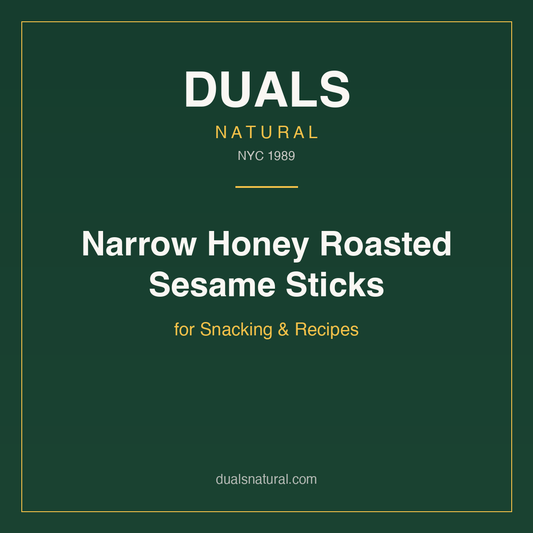 Narrow Honey Roasted Sesame Sticks for Snacking & Recipes