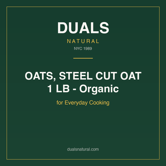 OATS, STEEL CUT OAT 1 LB - Organic for Everyday Cooking