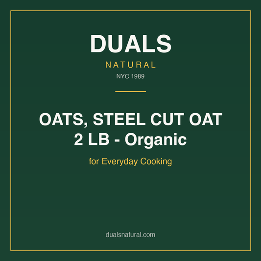 OATS, STEEL CUT OAT 2 LB - Organic for Everyday Cooking