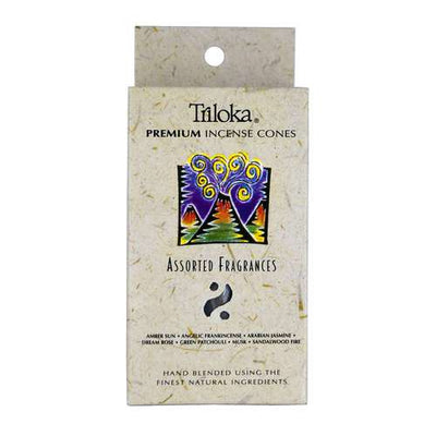 Triloka Earthy Assorted Incense Cones