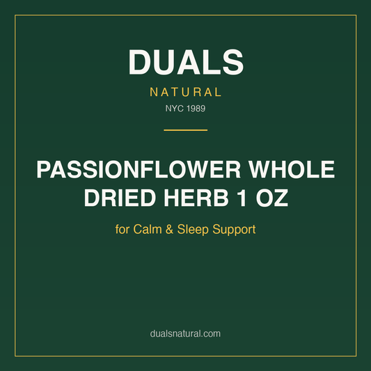 PASSIONFLOWER WHOLE DRIED HERB 1 OZ for Calm & Sleep Support