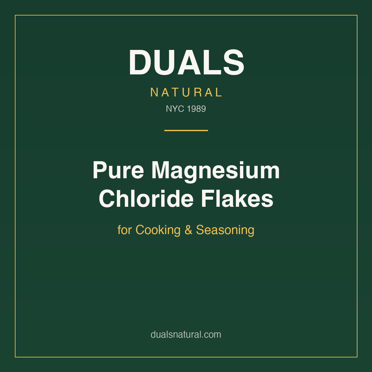 Pure Magnesium Chloride Flakes for Cooking & Seasoning