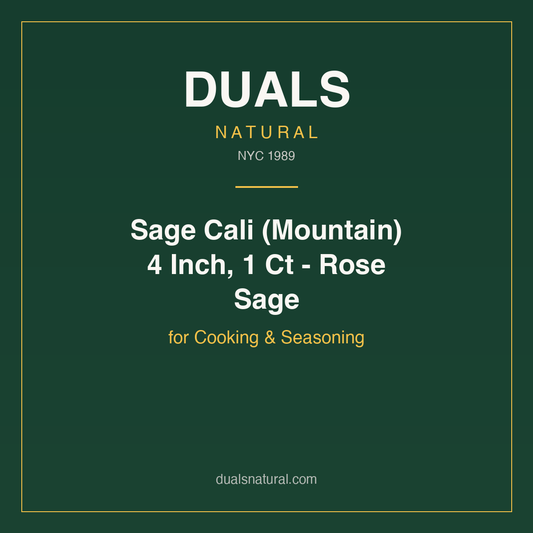 Sage Cali (Mountain) 4 Inch, 1 Ct - Rose Sage for Cooking & Seasoning