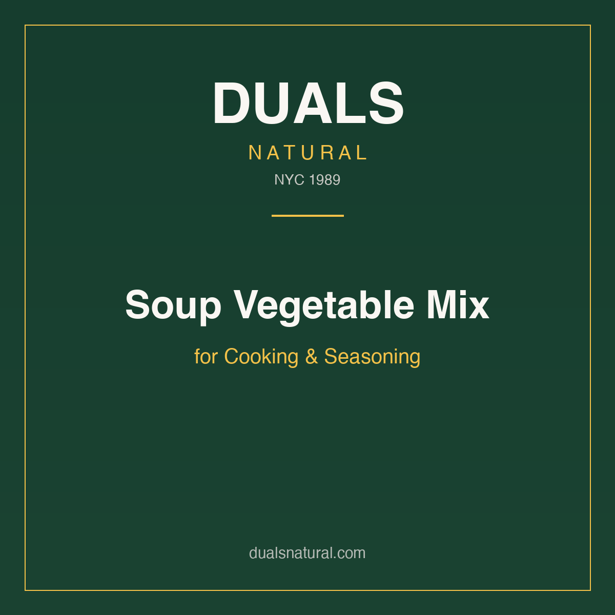 Soup Vegetable Mix for Cooking & Seasoning