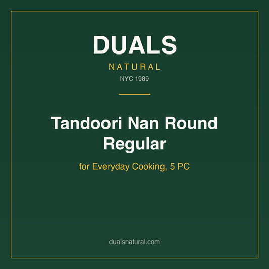 Tandoori Nan Round Regular for Everyday Cooking, 5 PC