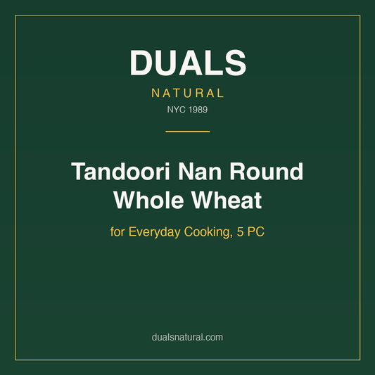 Tandoori Nan Round Whole Wheat for Everyday Cooking, 5 PC