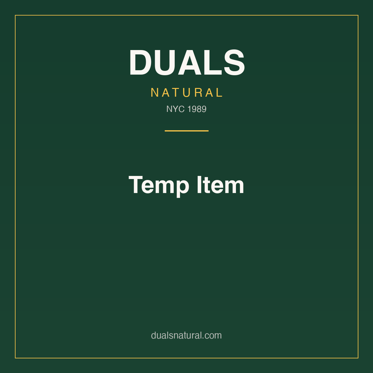 Temp Item