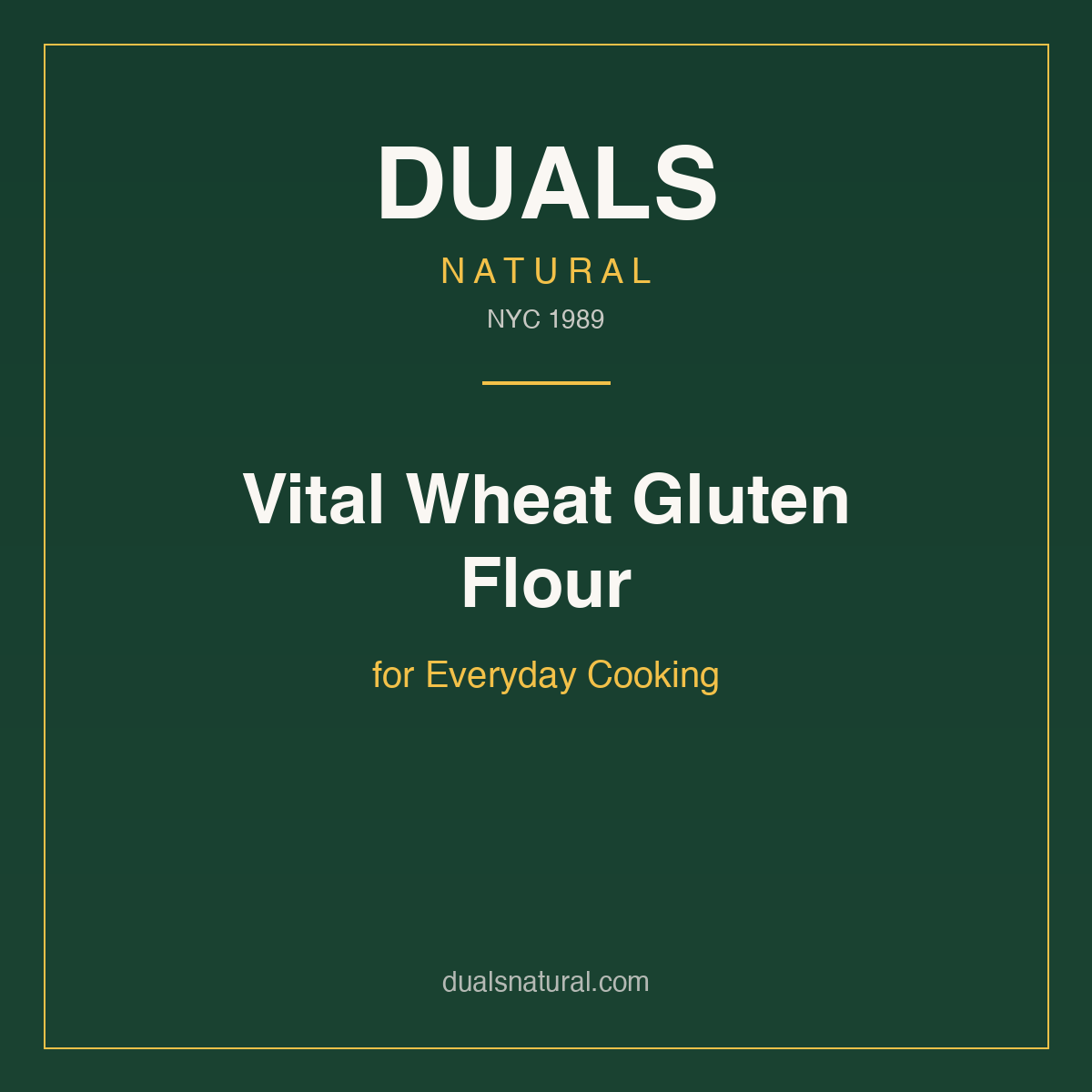 Vital Wheat Gluten Flour for Everyday Cooking