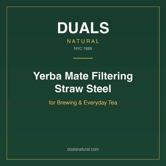 Yerba Mate Filtering Straw Steel for Brewing & Everyday Tea