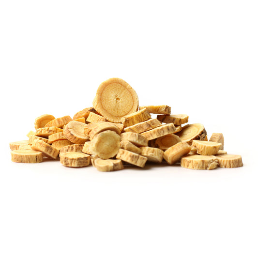 ASTRAGALUS ROOT, SLICES