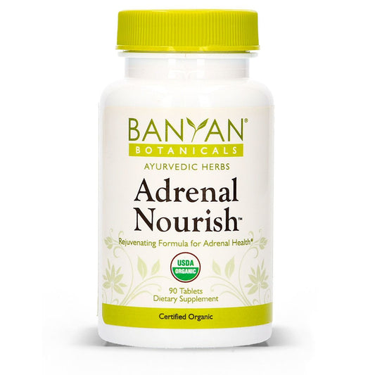 Adrenal Nourish Organic 500 mg, 90 Tablets