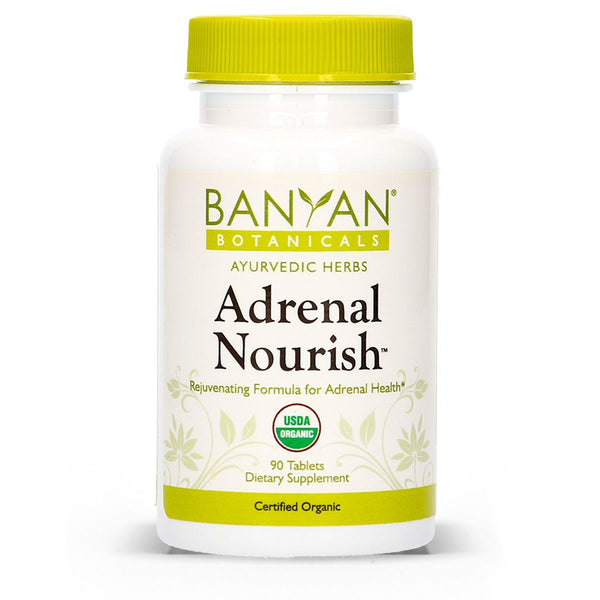 Adrenal Nourish Organic 500 mg, 90 Tablets