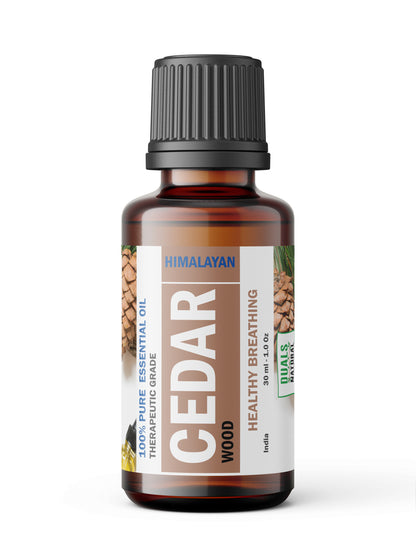 Cedarwood Himalayan Essential Oil – Dry, Woody-Smoke Base for Diffusers & Balms