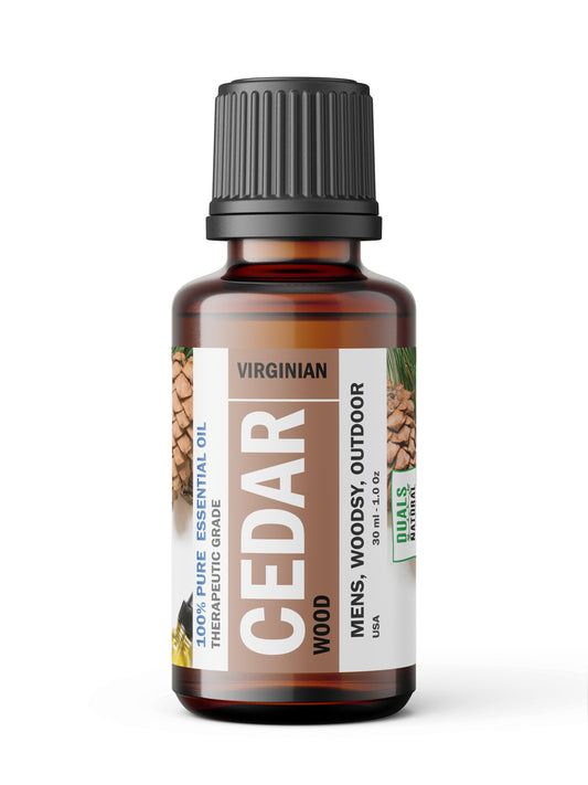 Cedarwood Virginian Essential Oil – Fresh Pencil-Wood Aroma for Diffusers & Grooming