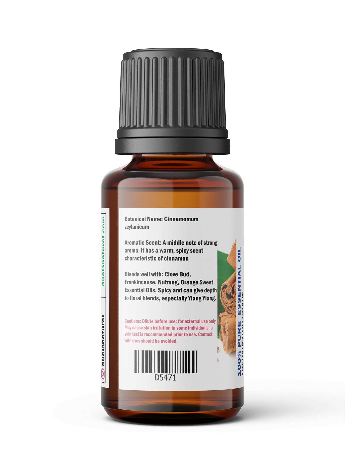 Cinnamon Bark Essential Oil – Bold, Warm Spice for Diffusers & Micro-Dosed Balms