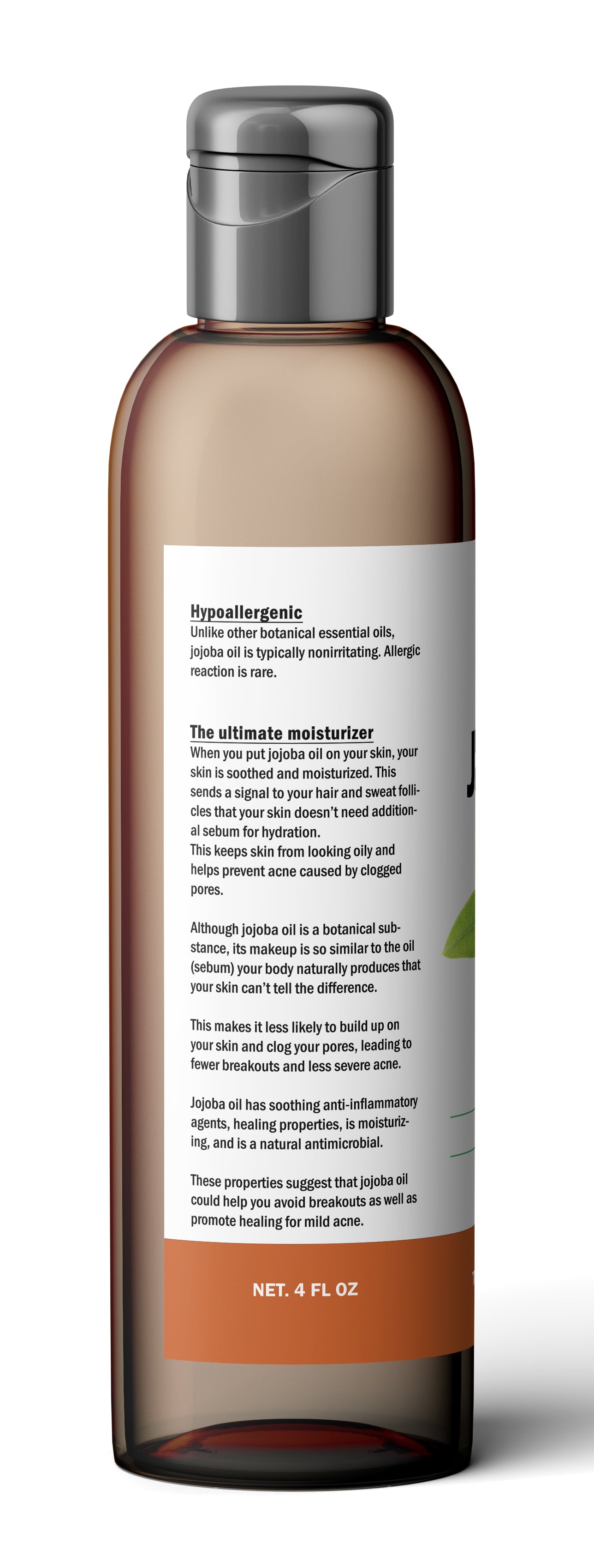 Jojoba Massage Oil Cold Pressed Filtered