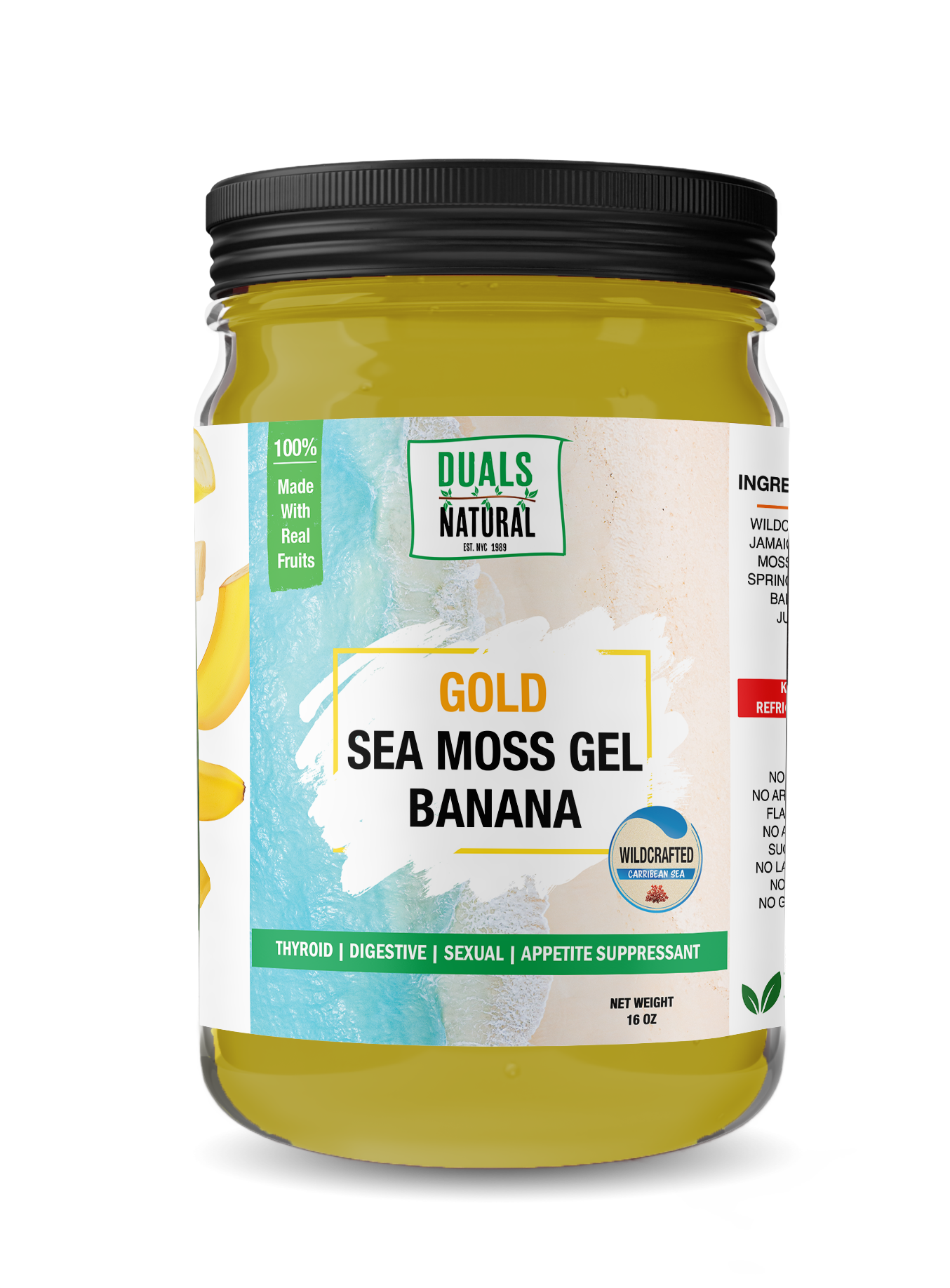 Wildcrafted Golden Sea Moss Gel