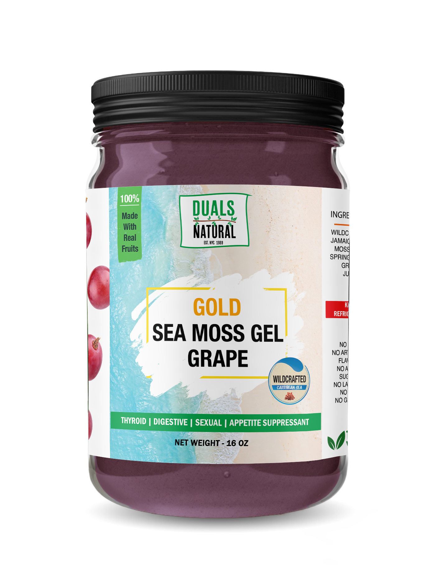 Wildcrafted Golden Sea Moss Gel