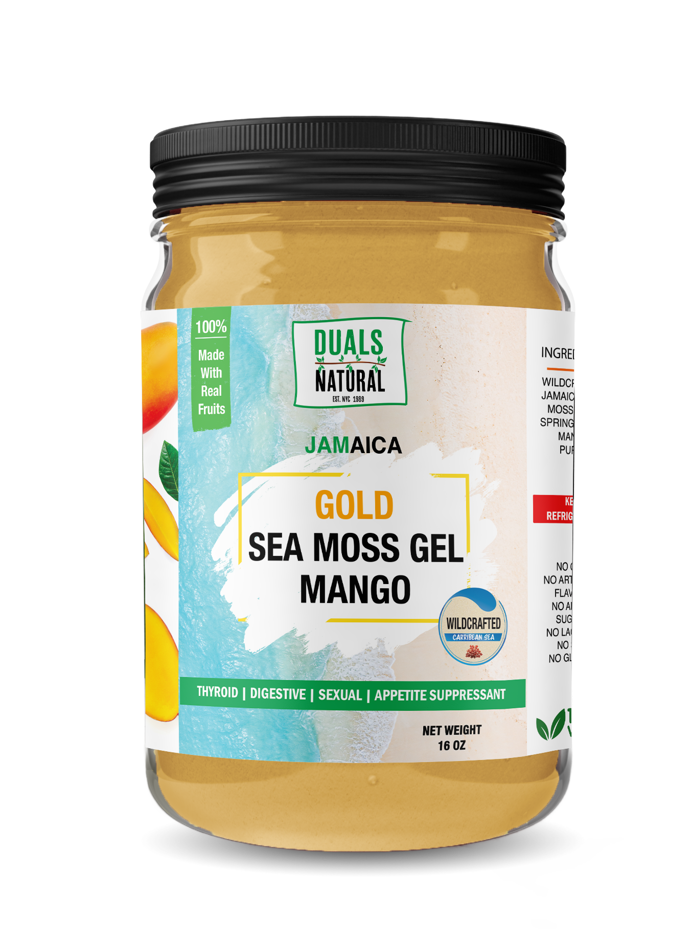 Wildcrafted Golden Sea Moss Gel