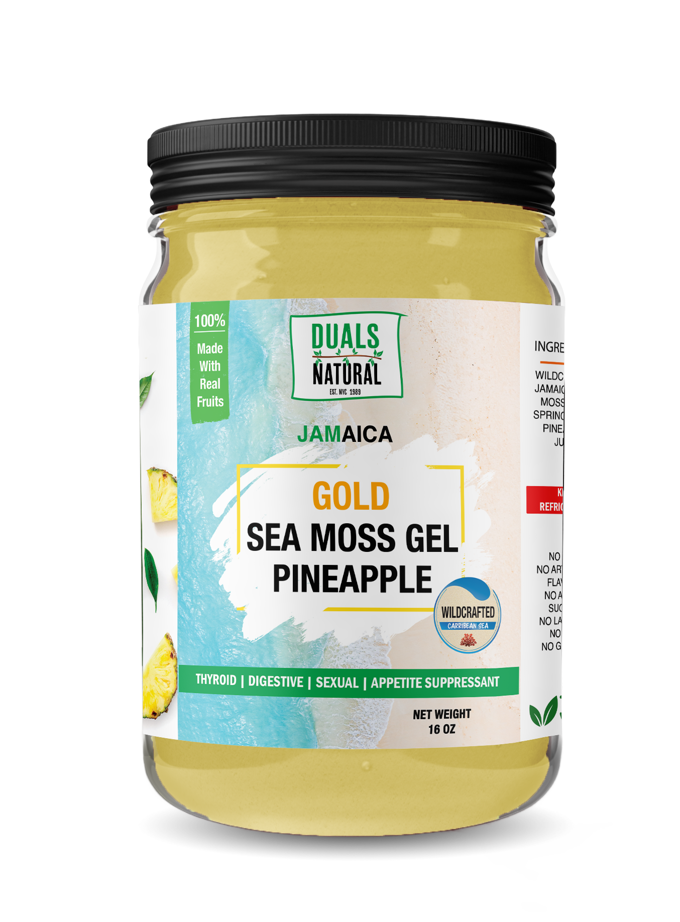 Wildcrafted Golden Sea Moss Gel