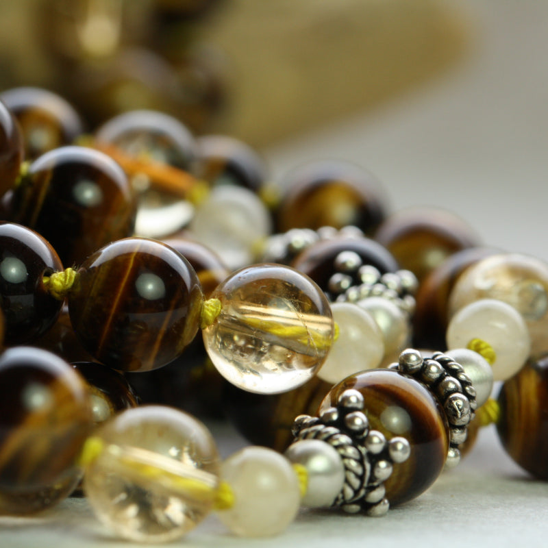 TIGER-EYE JAPA MALA