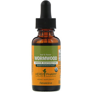 Herb Pharm, Wormwood, Leaf & Flower, 1 fl oz (30 ml)